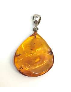 Colgante de Ámbar y Plata de Ley 925