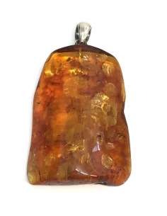 Colgante de Ámbar y Plata de Ley 925