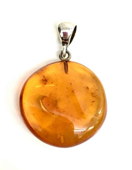 Colgante de Ámbar y Plata de Ley 925
