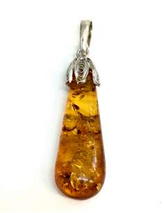 Colgante de Ámbar y Plata de Ley 925