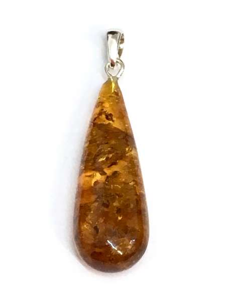 Colgante de Ámbar y Plata de Ley 925