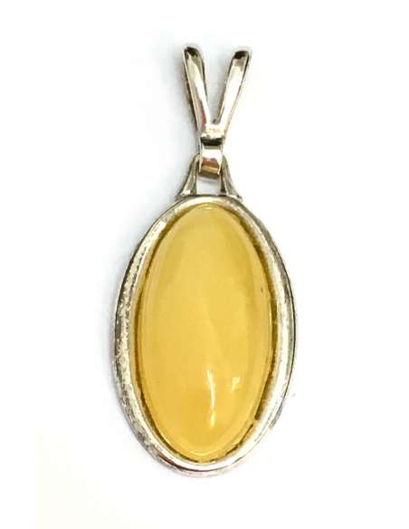 Colgante de Ámbar y Plata de Ley 925