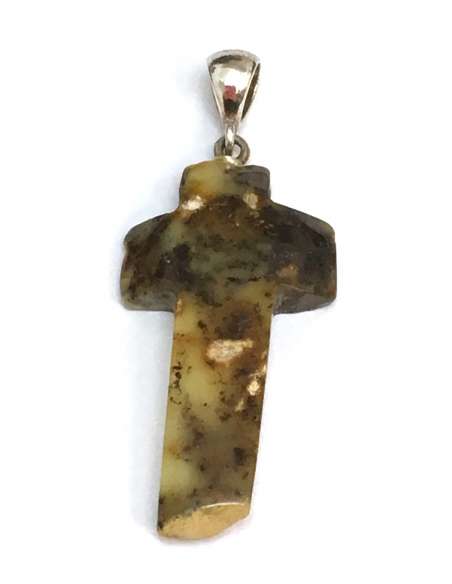 Colgante de Ámbar y Plata de Ley 925