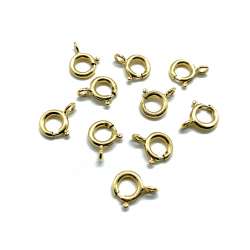 Reasas de Gold Filled 8mm