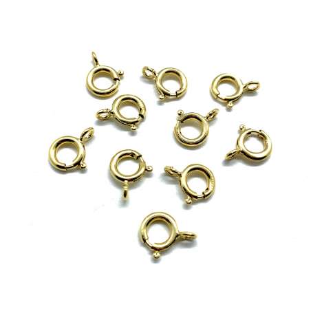 Reasas de Gold Filled 8mm