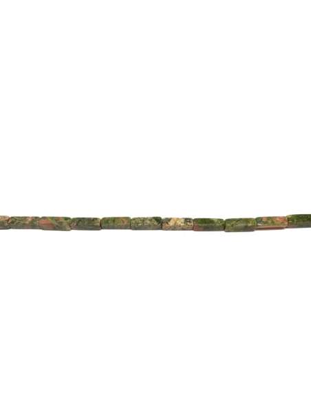 Jaspe Verde cuboide 4x13mm