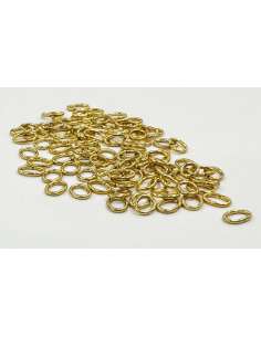 Anillas oval de Gold filled 3mm x 0,45mm