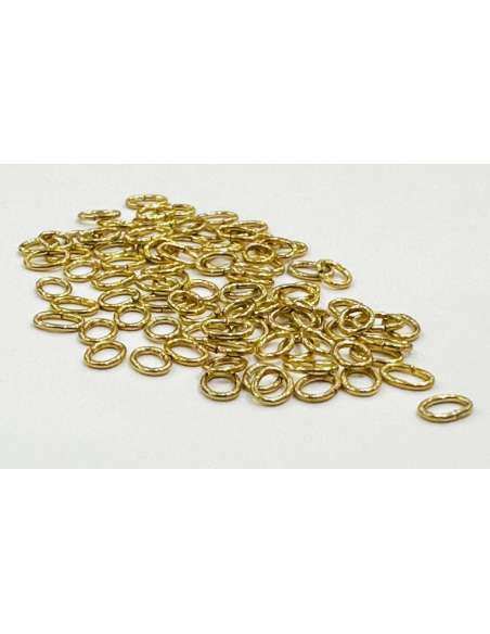 Anillas oval de Gold filled 3mm x 0,45mm