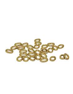 Anillas oval de Gold filled 5,5mm Grueso 2