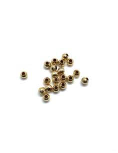 Bolas rayadas de Gold filled 2,5mm