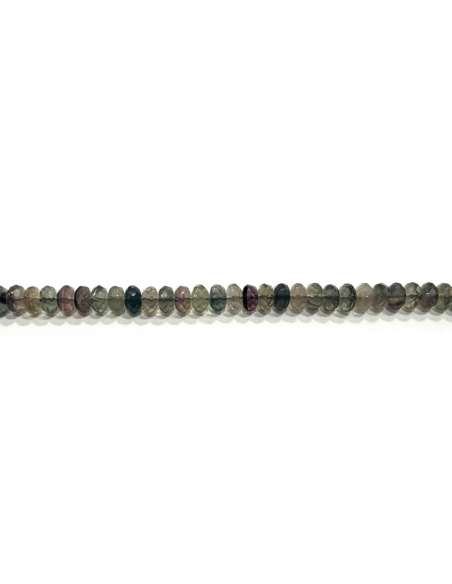 Fluorita rondel 10x6mm facetada
