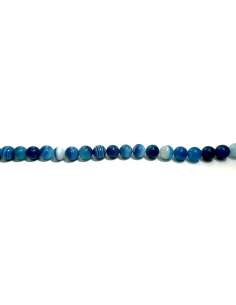 Ágata Veteada Azul 10mm