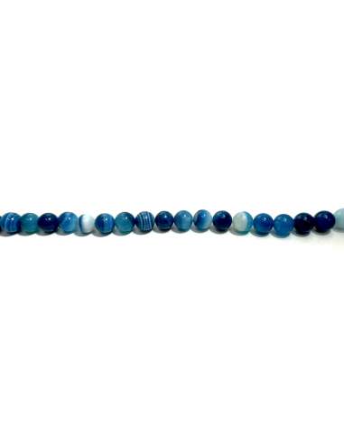 Ágata Veteada Azul 10mm