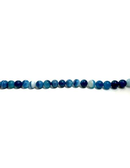Ágata Veteada Azul 10mm