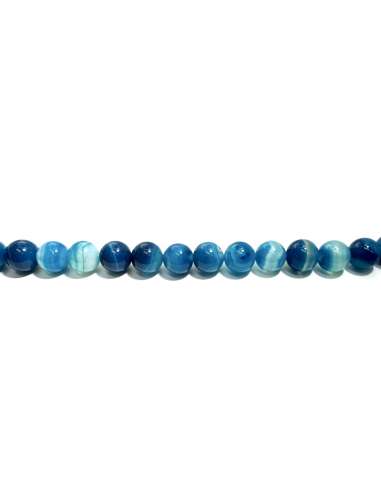 Ágata Veteada Azul 12mm
