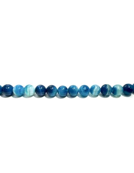 Ágata Veteada Azul 12mm