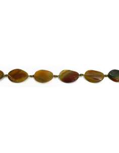 Ágata Amarilla-Verde Oval "S" 30x40mm