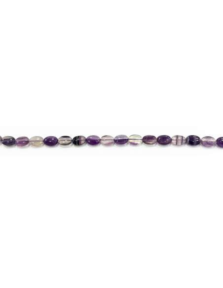 Fluorita lila oval 10x14mm