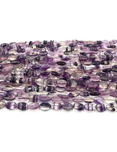 Fluorita lila oval 10x14mm 2