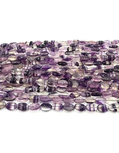 Fluorita lila oval 10x14mm
