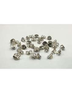 Presiones en Plata de Ley flor 5,5mm 2