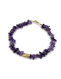 Pulsera de Amatista y Gold filled