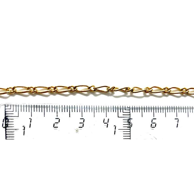 Cadena de Gold Filled Barbada (1 metro)