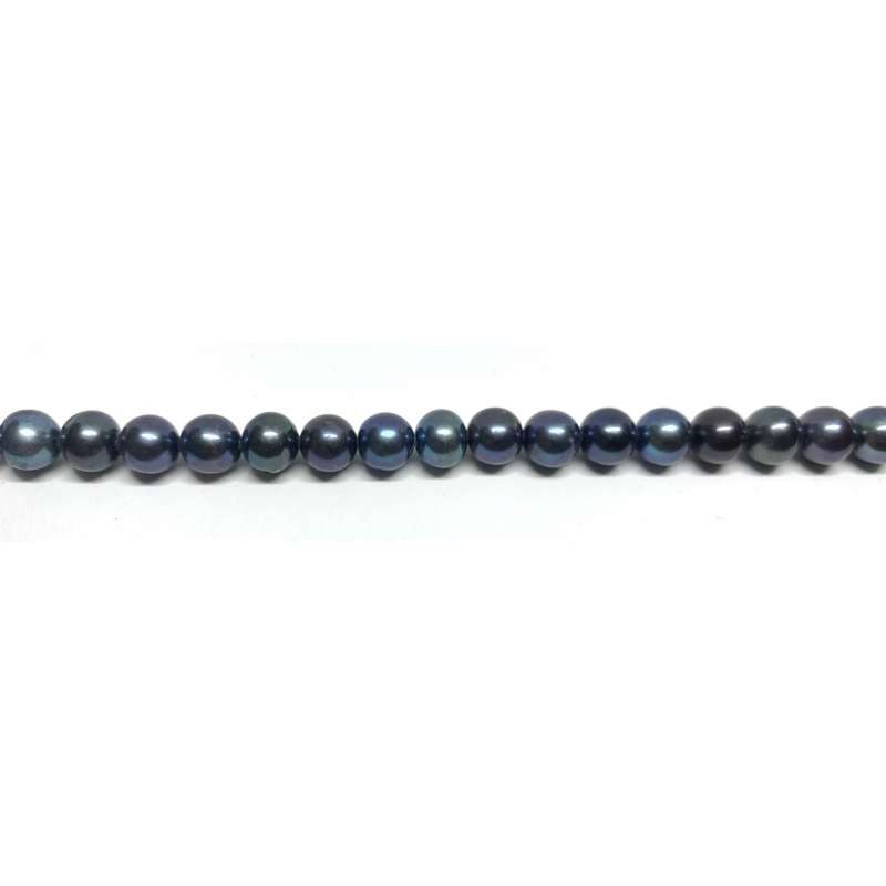 Perlas gris Redondas 7-8mm