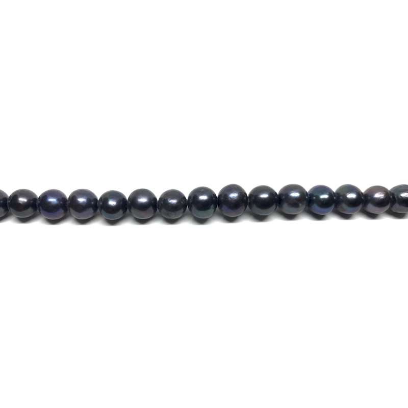 Perlas gris Redondas 8-9mm