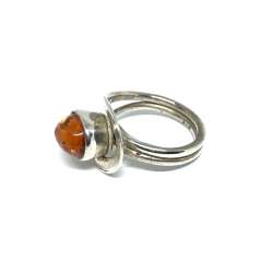 Anillo de Ámbar y Plata de Ley 925