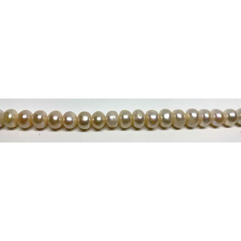 Perlas rosado Rondel 10-11mm