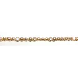 Perlas rosadas Flat/Planas 7mm