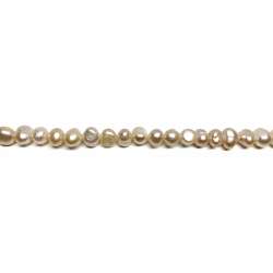 Perlas rosadas Flat/Planas 8mm