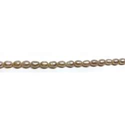 Perlas rosadas Arroz 6,5-7,5x8mm