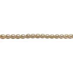 Perlas rosadas Arroz 6,5x8mm