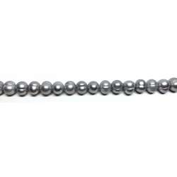 Perlas gris Patata 9-10mm