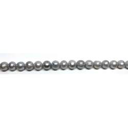 Perlas gris Patata 10-11mm