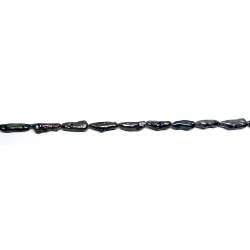 Perlas gris Nugget alargado 8x20mm