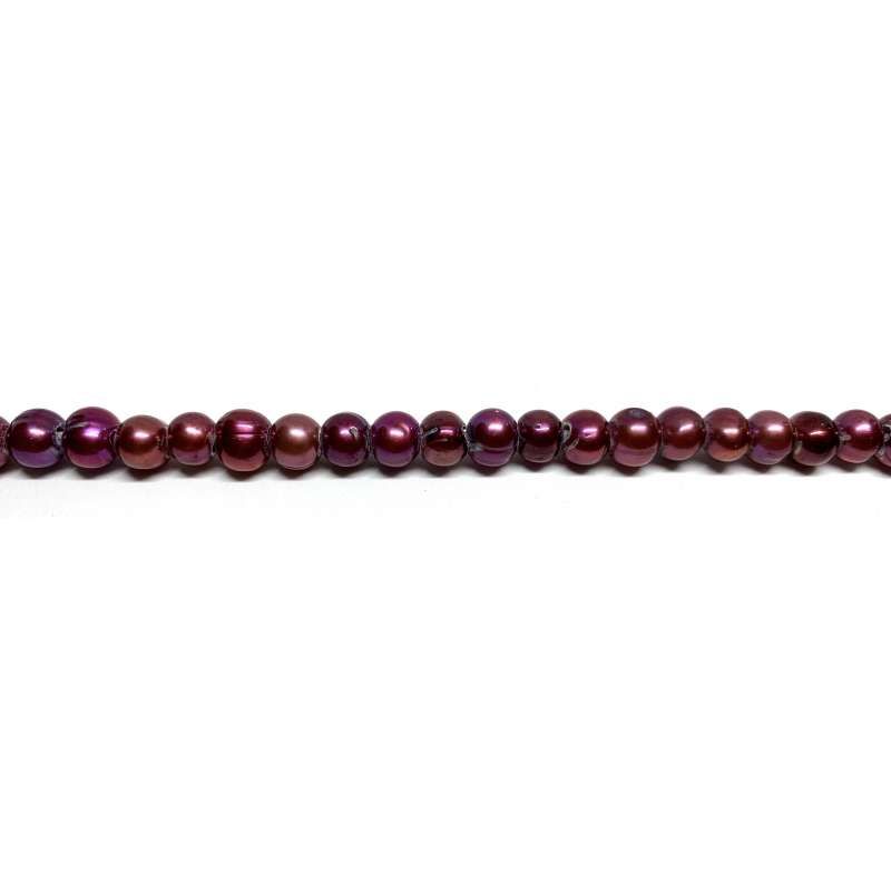 Perlas granate Patata 7-8mm AGUJERO GRANDE