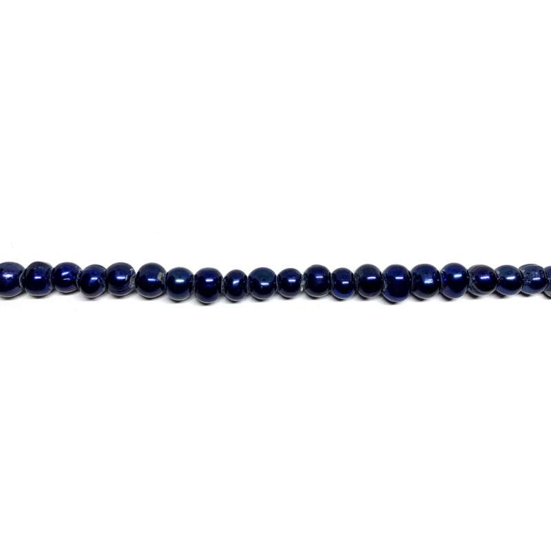 Perlas azul Patata 8-9mm AGUJERO GRANDE