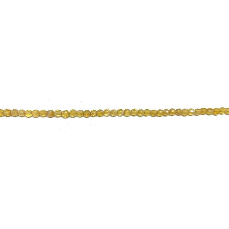 Ágata Amarilla 3mm facetada