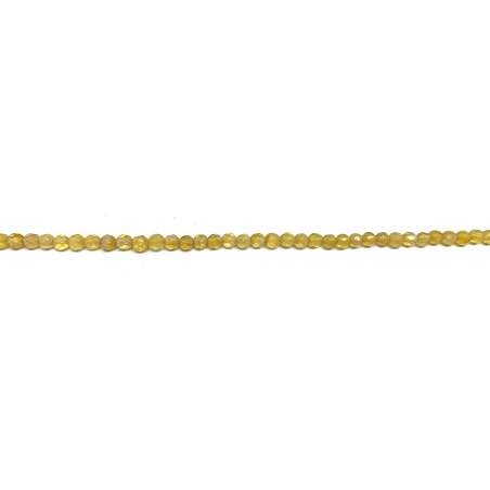 Ágata Amarilla 3mm facetada