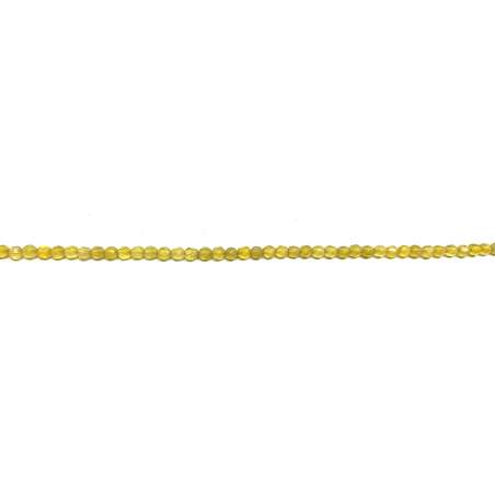 Ágata Amarilla 3mm facetada
