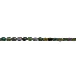 Ágata de la India Oliva 5x8mm