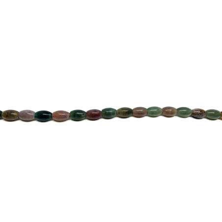 Ágata de la India Oliva 6x9mm