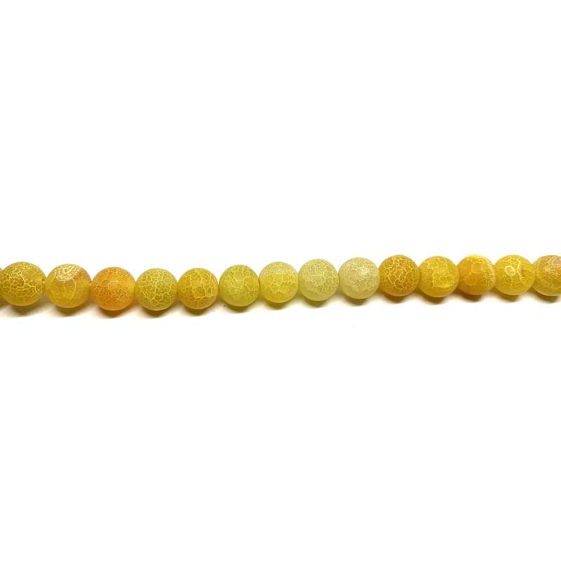 Ágata Envejecida amarilla 10mm