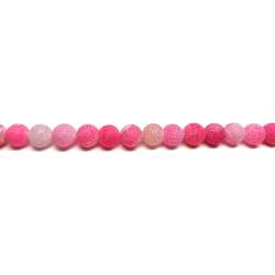 Ágata Envejecida Rosa 12mm