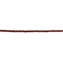 Ágata Roja 3mm facetada