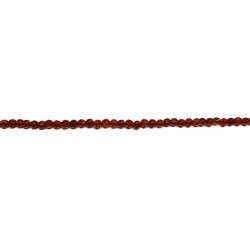 Ágata Roja 4mm facetada
