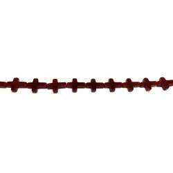 Ágata Roja Cruz 12x16mm